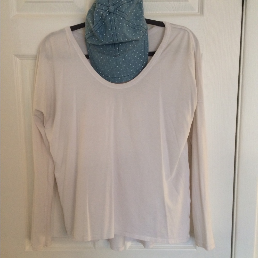 lululemon white slouchy top